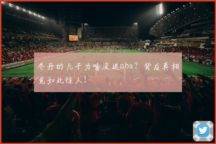 乔丹的儿子为啥没进nba？背后真相竟如此惊人！